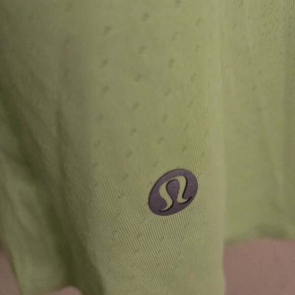 Lululemon NWT Fast And Free Short Sleeve Breathe Neo Green Running Shirt Size L - Picture 6 of 8